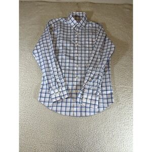 Peter Millar Youth Small Long Sleeve Button-Down Shirt Cotton Blend